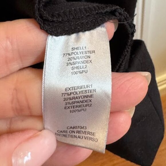 Calvin Klein Black Striped Dress - Size 6 - Picture 4 of 4